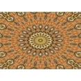 thumbnail image 1 of Ahgly Company Machine Washable Indoor Rectangle Transitional Mahogany Brown Area Rugs, 3' x 5', 1 of 7