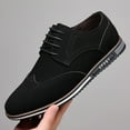 thumbnail image 2 of Gubotare Mens Oxford Shoes Men's Dress Shoes Oxford Shoes Business Casual Oxfords Dress Shoes for Men (Black,10.5), 2 of 4