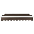 thumbnail image 6 of Awntech 14' x 10' Full Cassette Manual Patio Retractable Awning Acrylic Fabric, Brown, 6 of 7