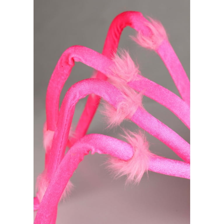 4FT Plush Neon Pink Spider Decoration - Walmart.com