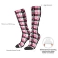 thumbnail image 5 of Bingfone Compression Socks for Women and Men Long Socks for Running Athletic Cycling Nurse-Heart Plaid, 5 of 8