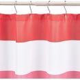 thumbnail image 2 of Fun and Playful Rainbow Banded Stripe Printed Pattern Microfiber Bathroom Shower Curtain - Rainbow Banded Stripe, 72 Inch, 2 of 5