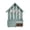 Green, variant on Coffee Coffee Brown Wall Mount Key Organizer With Rustic Design Provides Centralized Storage For Keys Mail And Accessories Near The Front Door