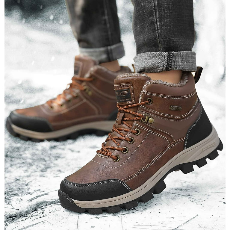 ASKSA Hommes Femmes Bottes De Neige Fourrées étanches