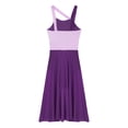 thumbnail image 4 of Alvivi Kids Girls Lyrical Modern Dance Dress Ballet Leotard Skirts Dancewear 6-16 Purple 16, 4 of 5