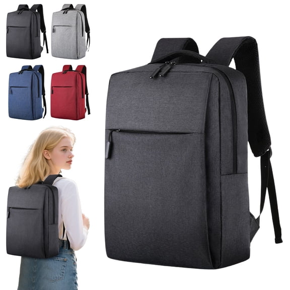 CHENjy Laptop Backpack Business Slim Travel Computer Bag Anti-Theft Lightweight Work Office College Book Bag Present for Men Women 16.14*11.42*4.72 in