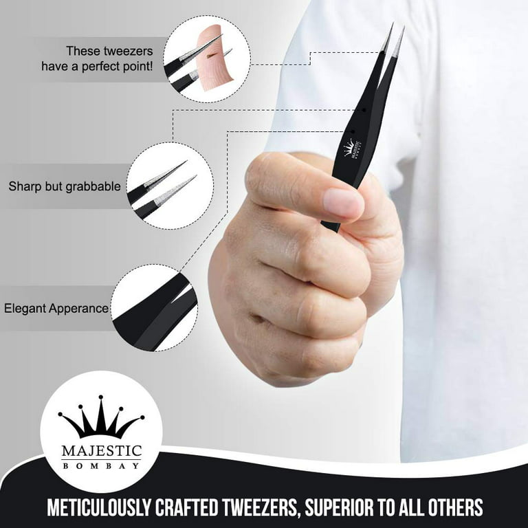 Surgical Tweezers for Ingrown Hair Stainless Steel Precision Sharp