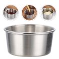 thumbnail image 4 of Miangastore Tasses à Condiments Réutilisables en Acier Inoxydable Tasses à Sauce Argent 4 Pcs 2.6X2.1X1.3In, 4 of 8