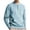 Sky Blue, variant on BXINGOHAI Men's casual Crewneck Sweatshirt Thick Loose fit Soft Basic Pullover Sweatshirt Today Sales Army Green,L