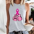 thumbnail image 2 of ibuvkizy Tank Tops for Women 2025 Cute Summer Tops for Women,Fashion Casual Women Sleeveless Printed Ladies Round Neck Blouses Tops T-Shirt, 2 of 5