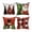 Christmas2, variant on ICEANT Christmas Throw Pillow Covers 18x18 inch, Set of 4, Winter Farmhouse with Snowflake Xmas Snowman Wreath Design, Holiday-Style Pillow Cases for Home Decor
