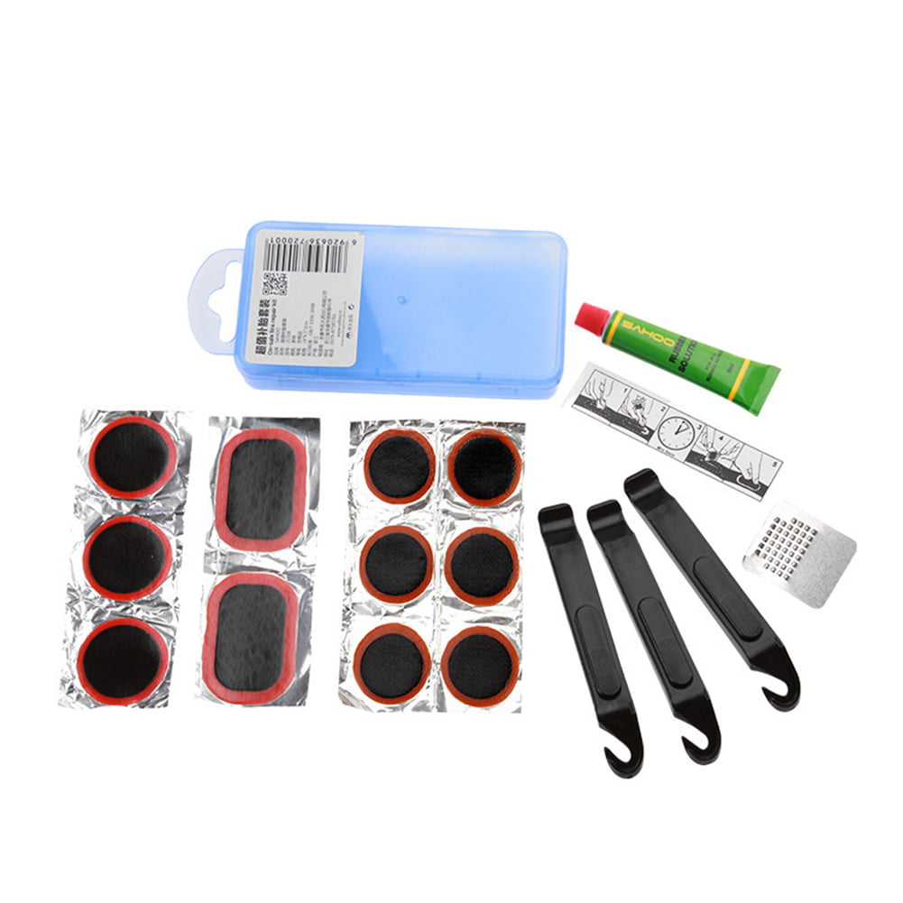 Tool Rubber Patches Bicycle Repair Glue Emergency Tire Fix Kit Bike Tire Patch 