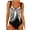 White, variant on Women's Print Swimwear One Piece Swimsuit Female Vintage Retro Bathing Suits Beach Wear Swimming Suit