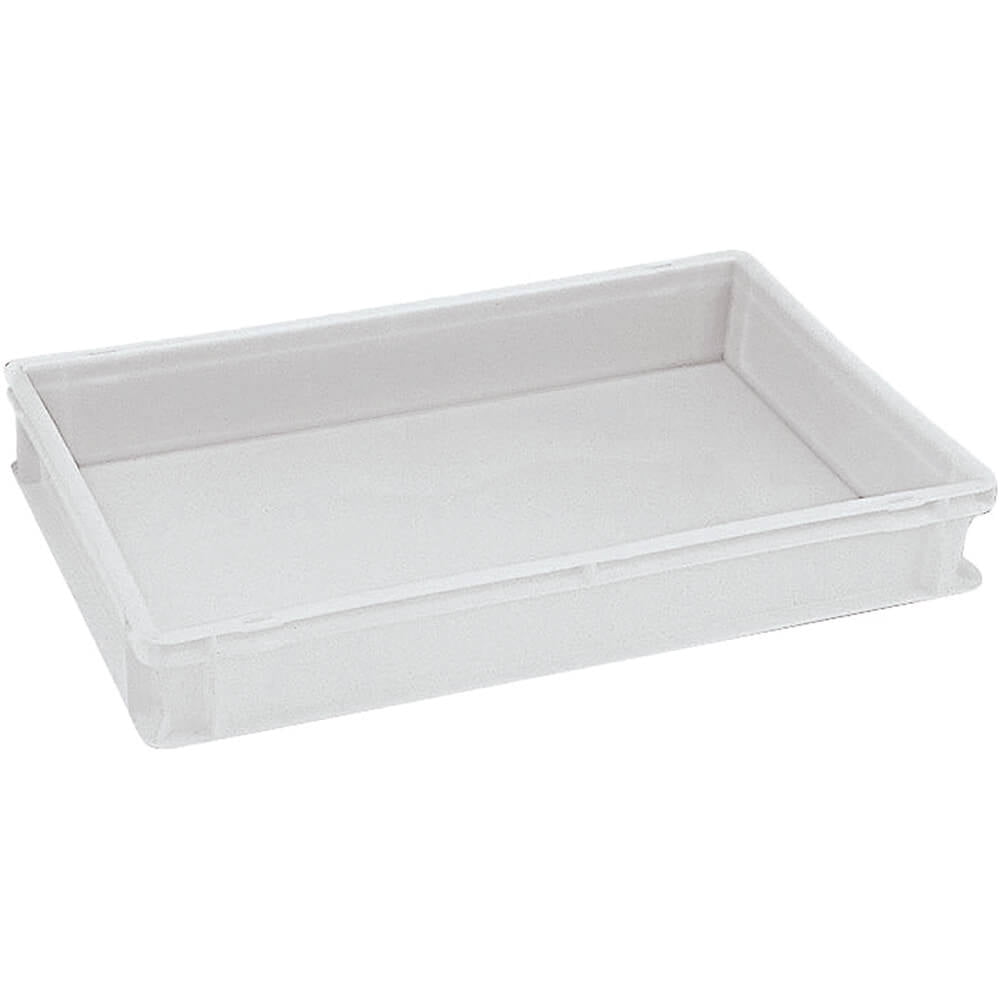 World Cuisine Polyethylene Stackable Pizza Dough Container, 5.13" Deep