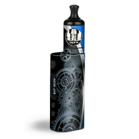 - Skin Decal Vinyl Wrap for Aspire Zelos 50W starter Kit Vape Skins Stickers Cover / Mechanical Gears Motion