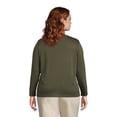 thumbnail image 3 of Lands' End Women's Plus Size Relaxed Supima Cotton Long Sleeve Crewneck T-Shirt, 3 of 3