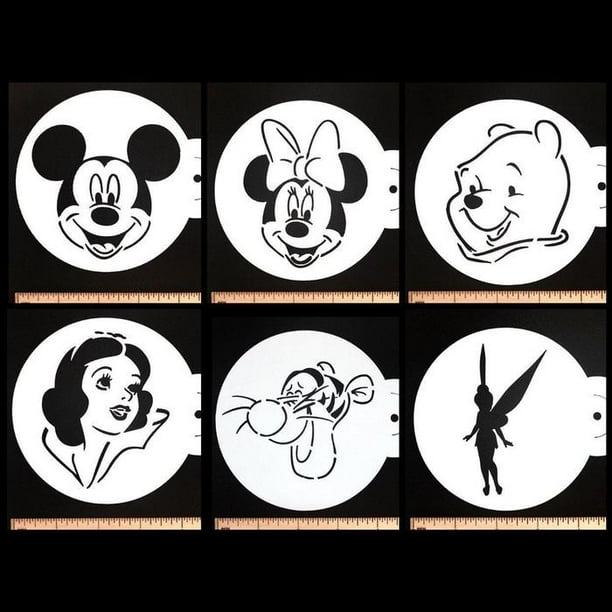 4x4 Characters Variety Print Stencil Set - Walmart.com