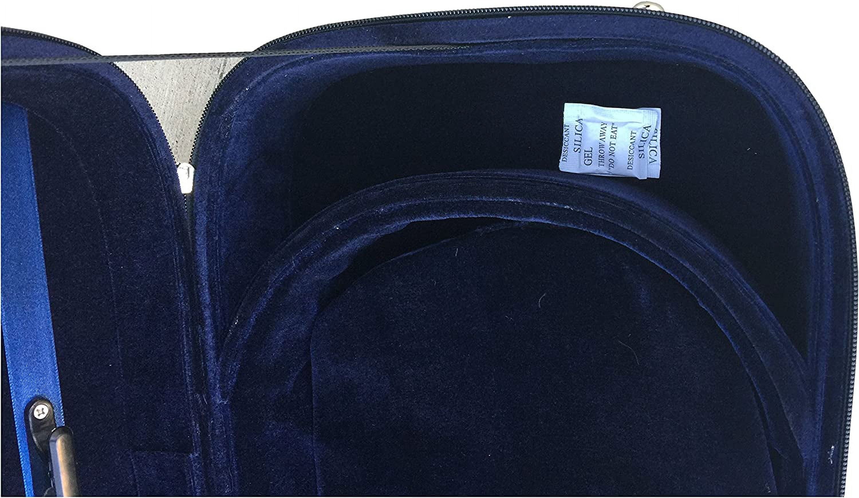 Vio Music® Dart Shaped Light Portable Suspension Violin Carry Case with Shoulder Rest Compartment (3/4)