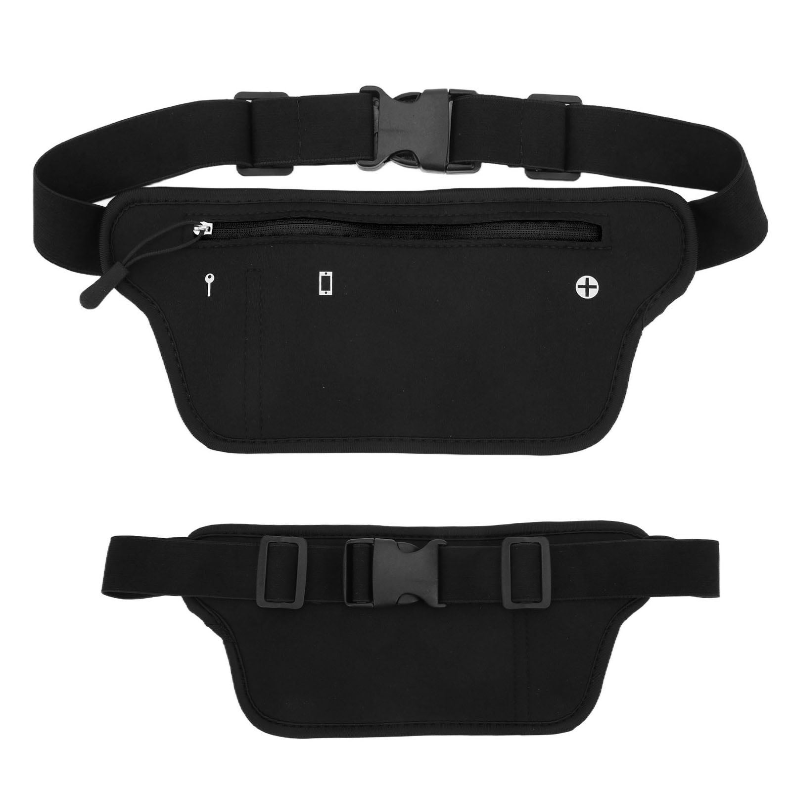 LHCER Waist Bag,Running Waist Bag,Waist Pack Adjustable Neoprene Running  Waist Bag with Elastic Waistband for Men Women