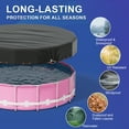 thumbnail image 5 of RIVERGRIT Round Pool Cover for Above Ground Pools, 10FT 420D Oxford Solar Pool Cover with Winch and Cable Keeps Out Debris, Cold and UV Resistant for Easy Installation, Swimming Pool Cover, 5 of 13