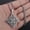 Silver, variant on Stainless Steel Silver Color Pattern Witch Knot Pendant Necklace Celtic Knot Lucky Jewelry Gift for Friends Family