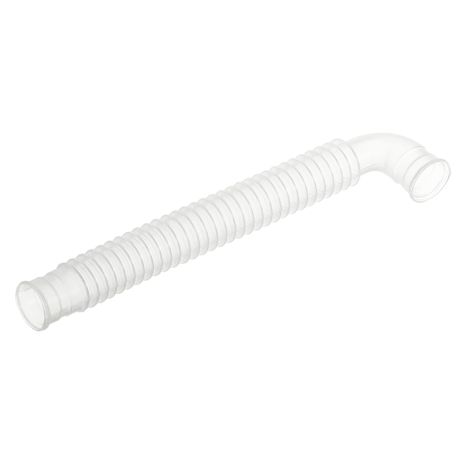 Uxcell Clear Washing Machine Drain Pipe 0.5Ft PVC Drain Hose Corrugated