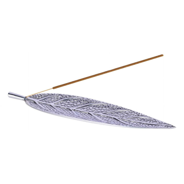 Better Homes & Gardens Metal Leaf Incense Ash Catcher Silver 3-Pack photo 5