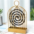 thumbnail image 6 of Decorative Metal Birdcage Wall Planter, Vintage Black Hanging Flower Pot Holder for Indoor Outdoor Decor, 6 of 7