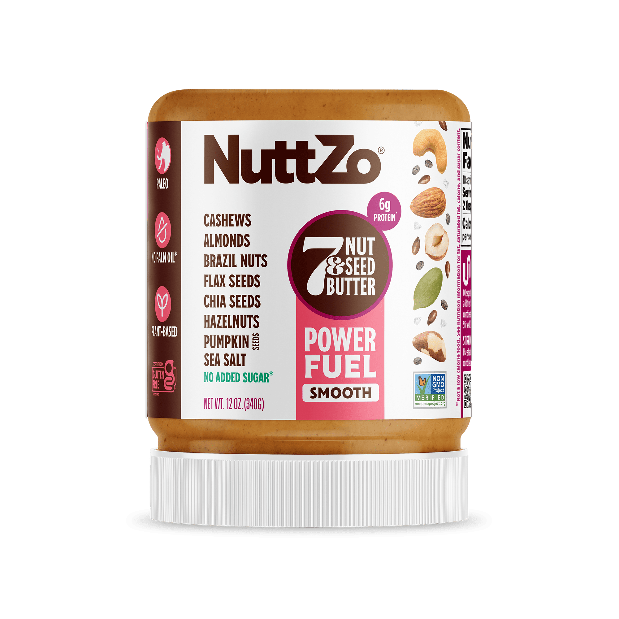 NuttZo Power Fuel Smooth 7 Nuts & Seeds Butter Spread