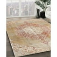 thumbnail image 2 of Ahgly Company Indoor Round Traditional Brown Persian Area Rugs, 4' Round, 2 of 6