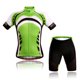 thumbnail image 1 of Conjunto de maillot de ciclismo de manga corta y pantalones cortos acolchados para hombre, 1 of 8