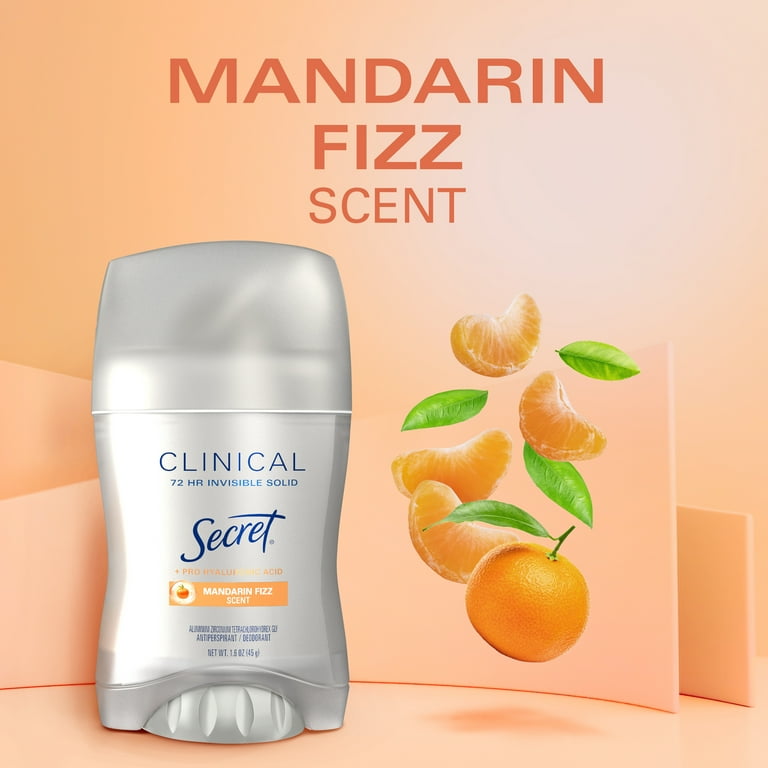 Secret Clinical 72 HR Invisible Solid Antiperspirant Mandarin Fizz