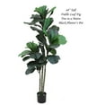 thumbnail image 5 of The Mod Greenhouse 39" Artificial Fiddle Leaf Tree in Black Matte Planter's Pot 39, 5 of 5