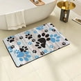 thumbnail image 6 of Linnome Pet Feeding Mat Diatomite Ultra Water Absorbent Anti-Spill Anti-Slip Rectangular Placemat for Dog Cat Food Water Bowl Floor Protection 15.74x23.62in, 6 of 9