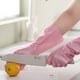 thumbnail image 4 of Guantes De Lavado Para Mujer, De Goma Perlada, Para Uso Domstico, Talla M, Impermeables, Resistentes, Para Lavar Platos Y Ropa, 1 Par, Blancos, UKHBMC, 4 of 9
