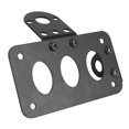 thumbnail image 3 of License Plate Frames,  Universal Motorcycle License Mount Plate Holder Bracket Side Mounted Tail Light Aluminium Alloy Frame Bracket, 3 of 8