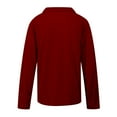 thumbnail image 5 of New Arrivals Women Clothes 2024 Summer Red Long Sleeve Shirt Women Summer Long Sleeve Blouse Turn-down Neck Tops T-Shirt, 5 of 5