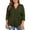 Solid Color, variant on CONZONE Womens Summer T-Shirts Plus Size 3/4 Sleeve T Shirts for Women Casual V Neck Solid Color Lightweight Tees Soft Cozy Dailywear