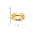 thumbnail image 2 of 14k Yellow Gold Solid Polished 6mm Comfort-Fit Band Ring Size 10 Ring for Women and Men - 9.0 Grams, 2 of 2