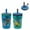 Buzz Lightyear and Friends, variant on Zak Designs 15oz Toy Story Kelso Travel Straw Tumbler Plastic and Silicone with Leak-Proof Straw Valve for Kids, 2pcs Set, Buzz Lightyear and Friends