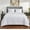 Blanc, variante sur Ensembles de couette en coton Arizona