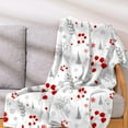 thumbnail image 3 of Ganfancp Christmas Flannel Printed Blanket New Office Nap Blanket Fleece Blanket Leg Blanket Warm Sofa Blanket Ofertas Del Día Liquidación 1 X Manta Estampada, 3 of 3