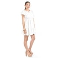 thumbnail image 2 of Vestido de lino con volantes Roman Fashion /Juvenil, 4355 (Blanco) blanco CH, 2 of 5