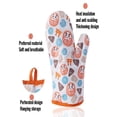 thumbnail image 5 of Heat Resistant Oven Gloves 2 Pieces, Kitchen Cooking Microwave Oven Mitts with Non-Slip Grip, Thermal Insulated Pot Holders for Baking and Grilling, Protective Cooking Gloves for Safe Food Handling, 5 of 7