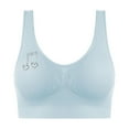 thumbnail image 6 of ylioge Sports Bras for Women Plus Size S-4X Wireless Push Up Padded Bralettes Womens Breathable Stretchy Pullover Athletic Yoga Tshirt Underwear Bra, 6 of 6