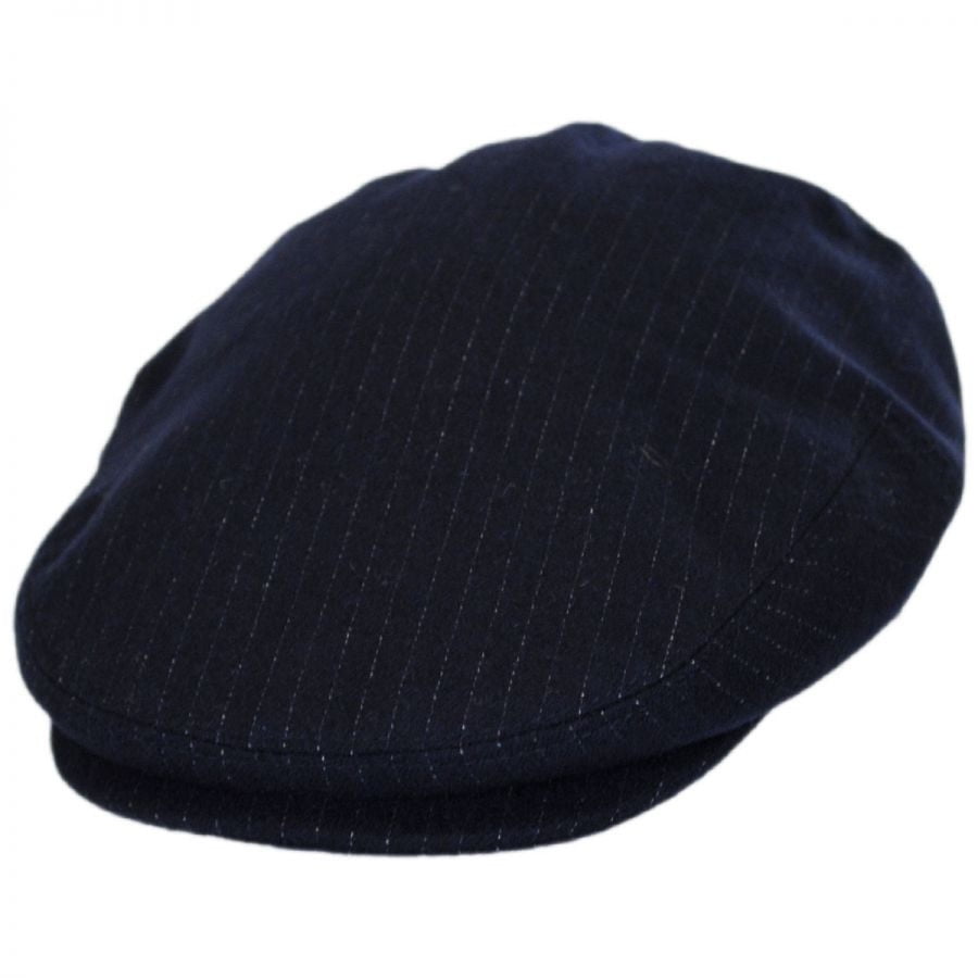 pinstripe flat cap