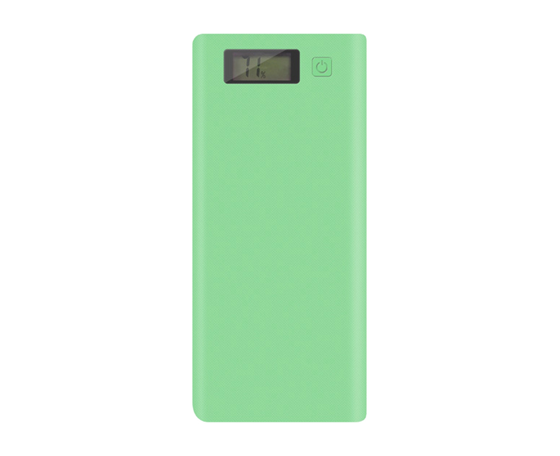 Power Bank Box Mini Portable Welding-free Dual USB 8 x 18650 Battery Mobile Charger DIY Case for Outdoor-Green