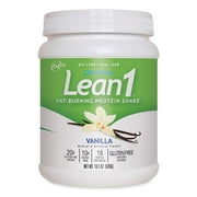 Lean1 Fat Burning Meal Replacement Protein Shake, Vanilla flavor, 10 serving tub