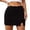 A-Black317, variant on Womens Mini Skirts Solid High Waist Skirts Slit Bodycon Skirts Romantic Slim Fit Stretchy Elegant Form Fitting Skirts