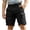 Black, variant on DDAPJ pyju Lightweight Cargo Shorts Boys Girls Pull-On Hiking Shorts Elastic Waist Comfy Summer Shorts for Sports Outdoor with Pockets Gray 5-6 Years